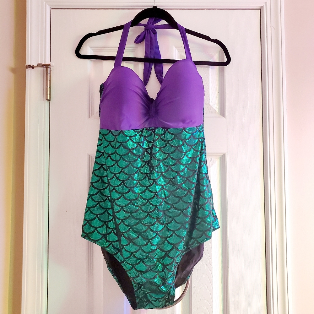 Little Mermaid Style Swimsuit NWT